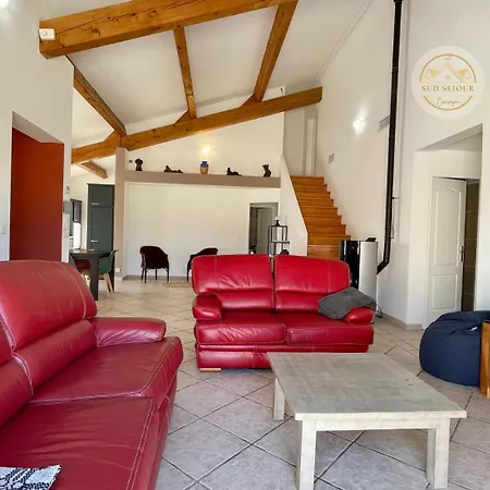 Sol Dels Aspres Avec Piscine, Barbecue, Climatisation Centralisee, Garage, Internet Sudsejourconciergerie Βίλα Brouilla