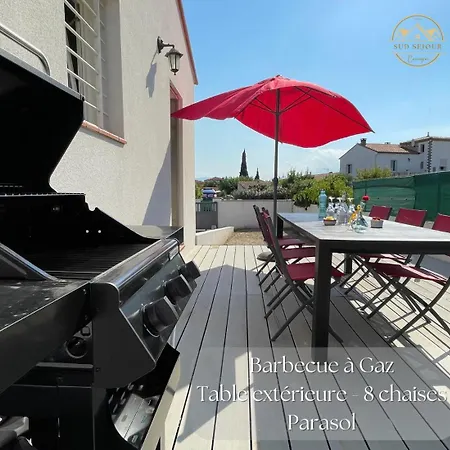 别墅 Sol Dels Aspres Avec Piscine, Barbecue, Climatisation Centralisee, Garage, Internet Sudsejourconciergerie *