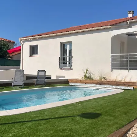 Sol Dels Aspres Avec Piscine, Barbecue, Climatisation Centralisee, Garage, Internet Sudsejourconciergerie